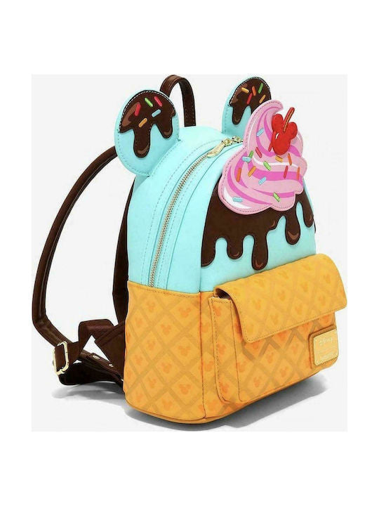 Mini Sac à Dos Loungefly Disney – Mickey Mouse Ice Cream Sundae (Cornet de Glace Gourmand)