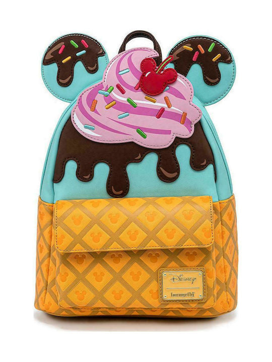 Mini Sac à Dos Loungefly Disney – Mickey Mouse Ice Cream Sundae (Cornet de Glace Gourmand)