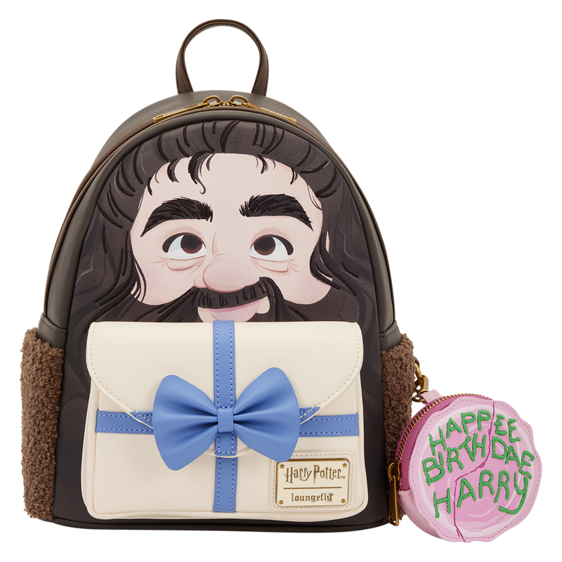 Mini Sac à Dos Loungefly Harry Potter – Cosplay Hagrid & Gâteau d'Anniversaire (Avec Porte-Monnaie)