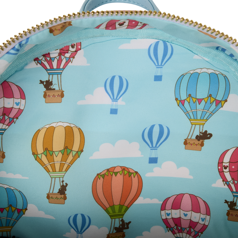 Mini Sac à Dos Loungefly Disney : Mickey & Friends – Montgolfière Pastel