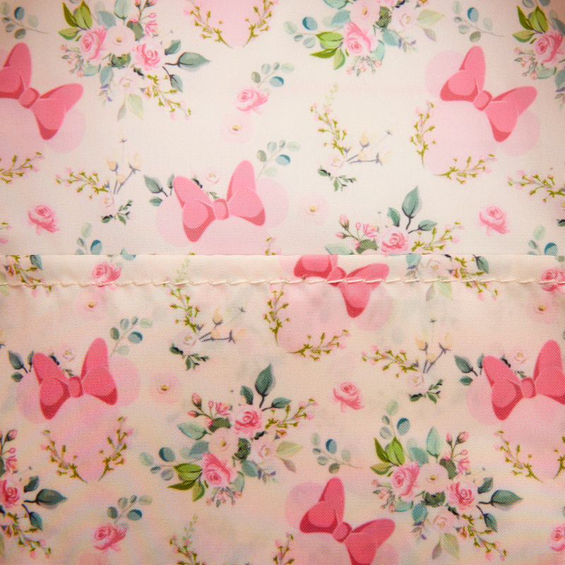 Mini Sac à Dos Loungefly Disney : Minnie Mouse Floral & Nœud en Velours