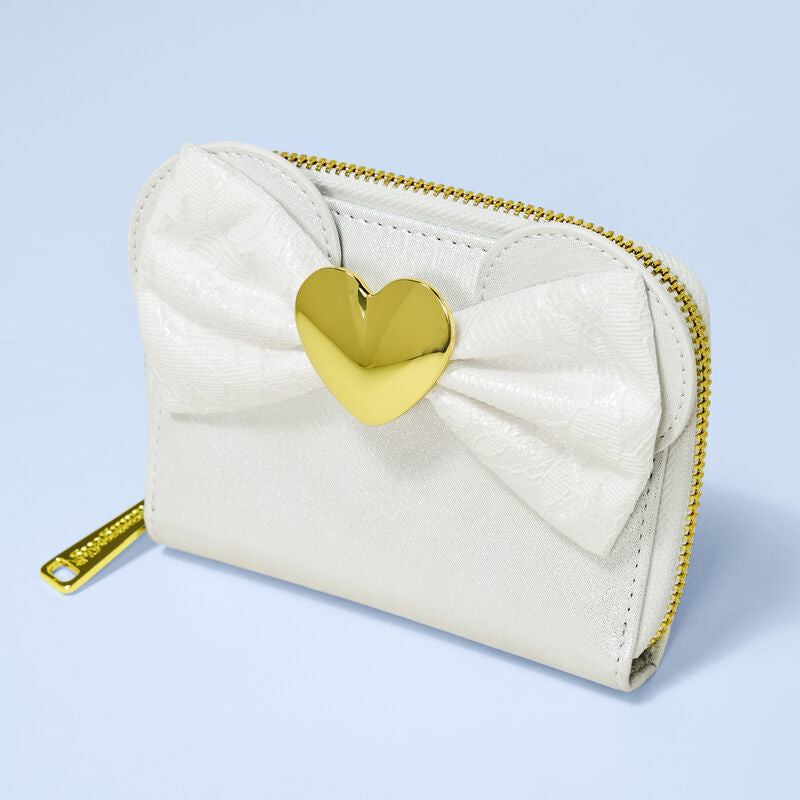 Portefeuille Loungefly Disney : Minnie Mouse – Mariage Irisé & Dentelle