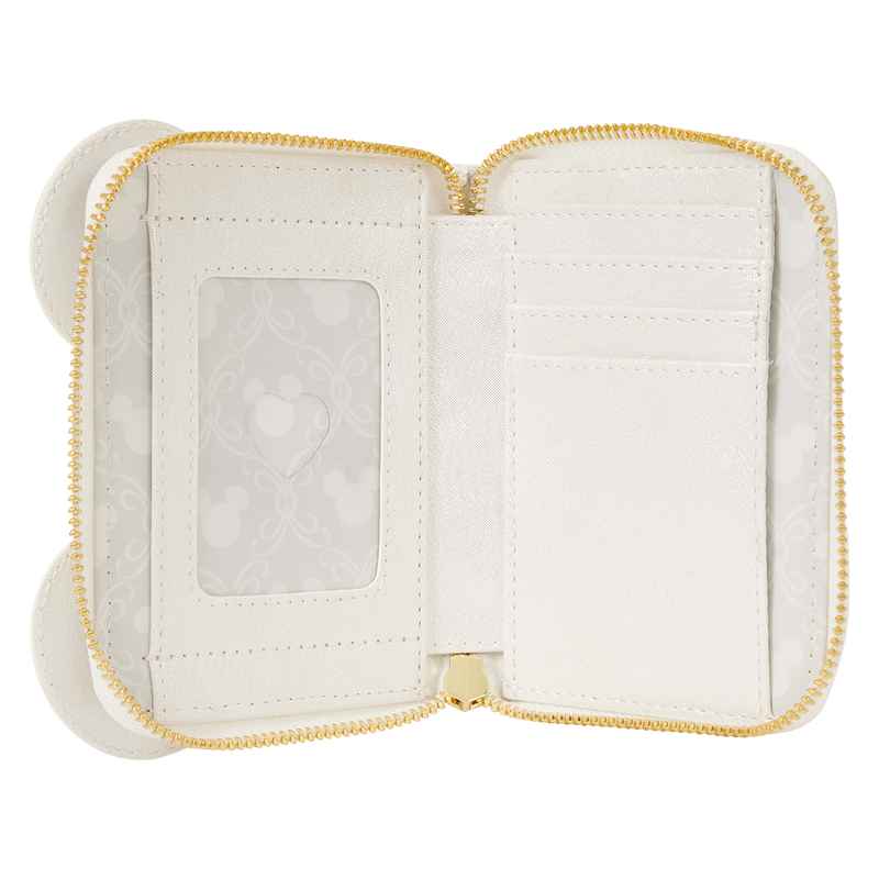 Portefeuille Loungefly Disney : Minnie Mouse – Mariage Irisé & Dentelle