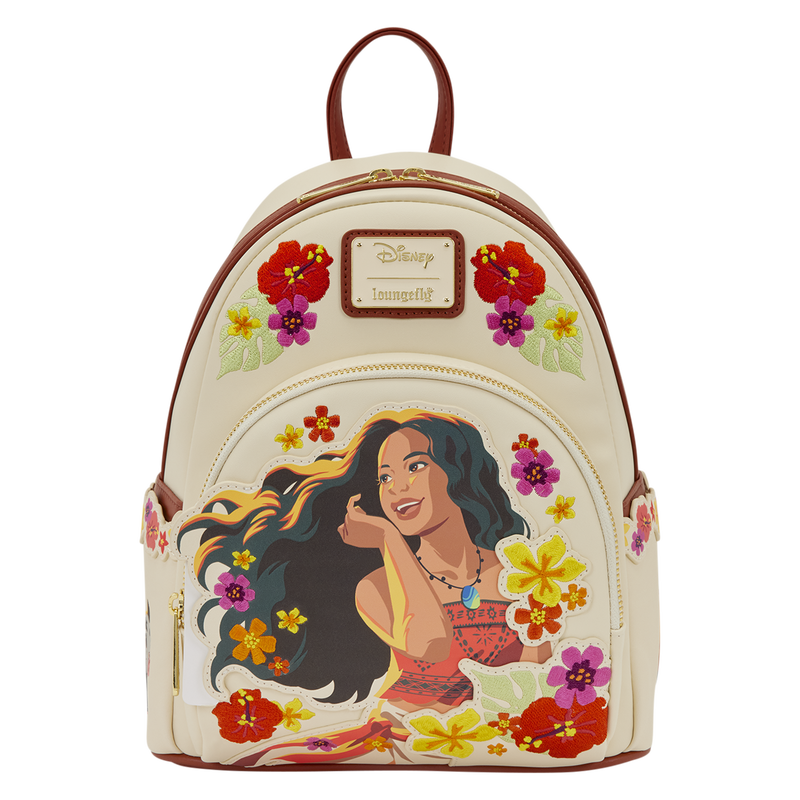 Mini Sac à Dos Disney Vaiana - Aventure Tropicale et Florale