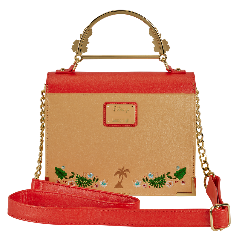 Sac Bandoulière Loungefly Disney : Vaiana (Moana) – Scintillant & Poignée Tropicale