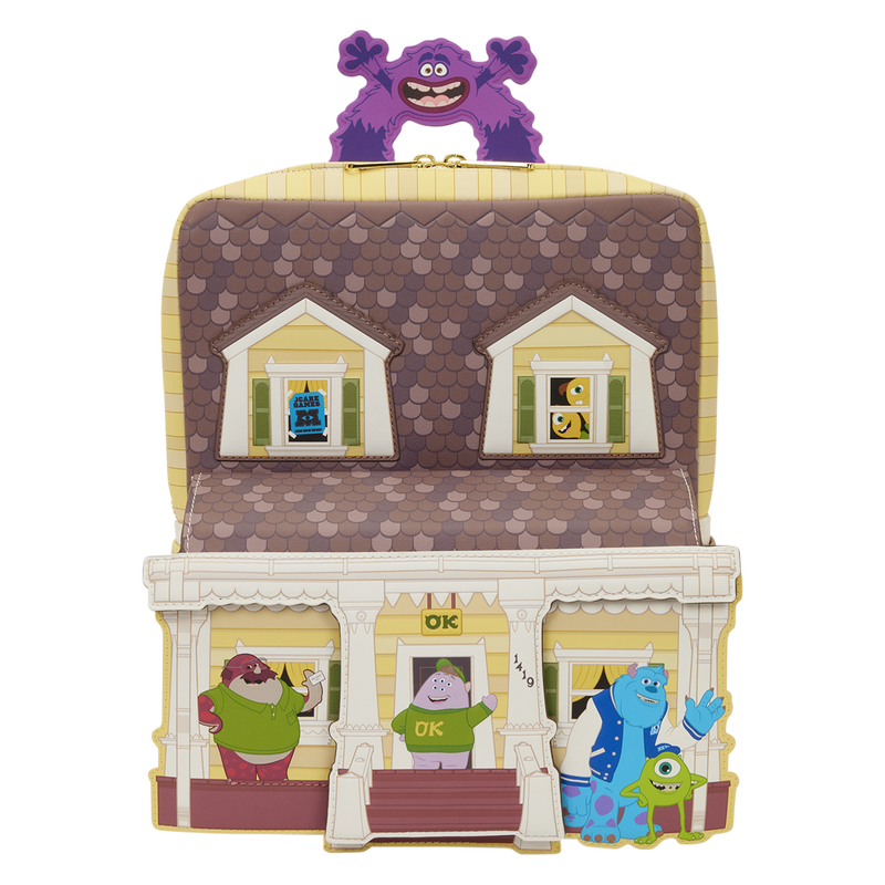 Mini Sac à Dos Loungefly Pixar Monsters University – Maison Oozma Kappa (Figural)