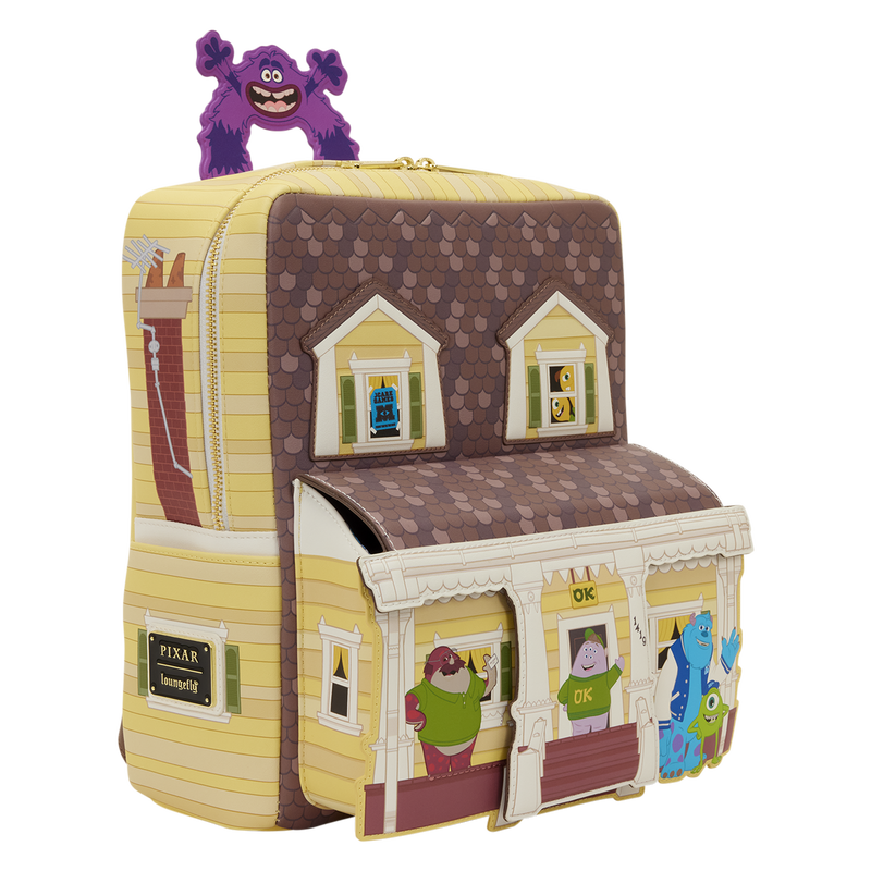 Mini Sac à Dos Loungefly Pixar Monsters University – Maison Oozma Kappa (Figural)