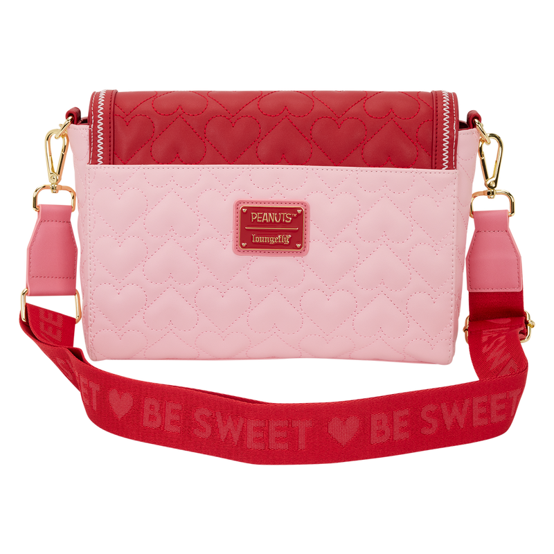 Sac Bandoulière Loungefly Peanuts : Snoopy & Friends – Saint-Valentin à Charms