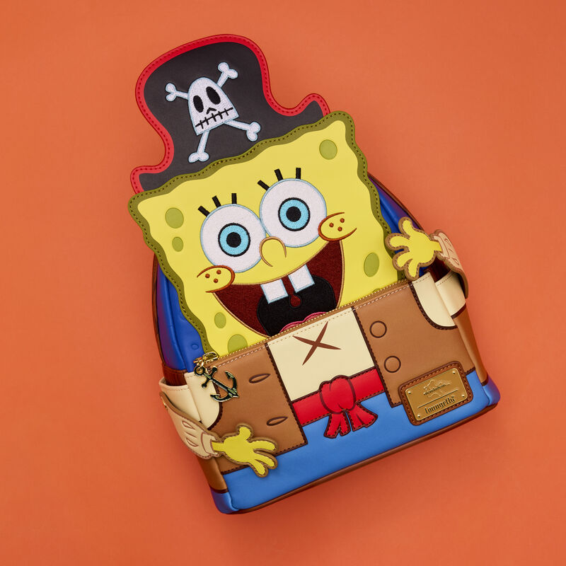 Mini Sac à Dos Loungefly Nickelodeon : Bob l'Éponge – Costume de Pirate Cosplay
