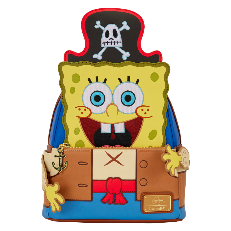 Mini Sac à Dos Loungefly Nickelodeon : Bob l'Éponge – Costume de Pirate Cosplay