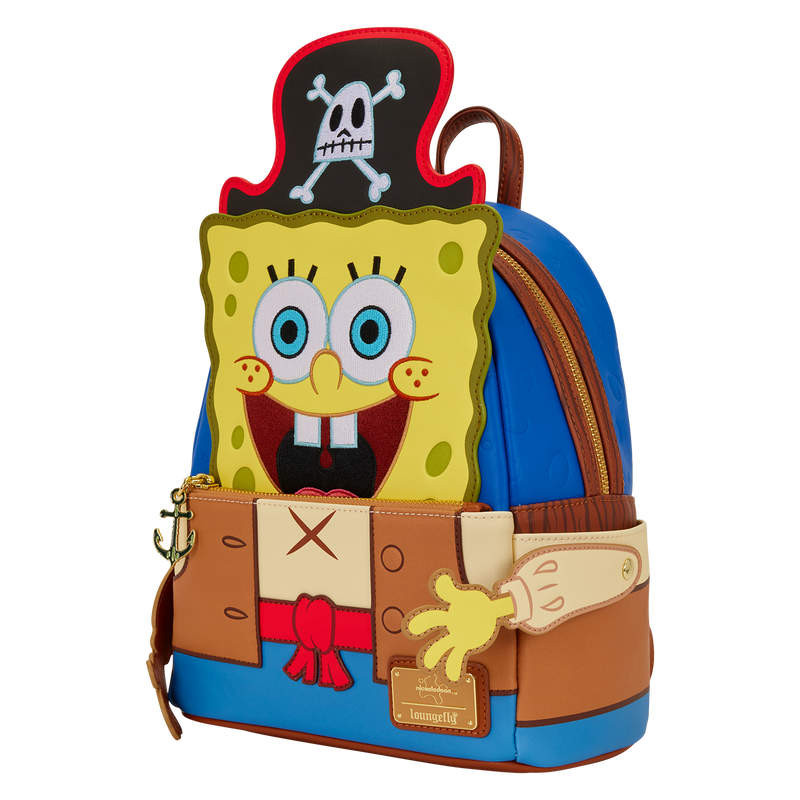 Mini Sac à Dos Loungefly Nickelodeon : Bob l'Éponge – Costume de Pirate Cosplay