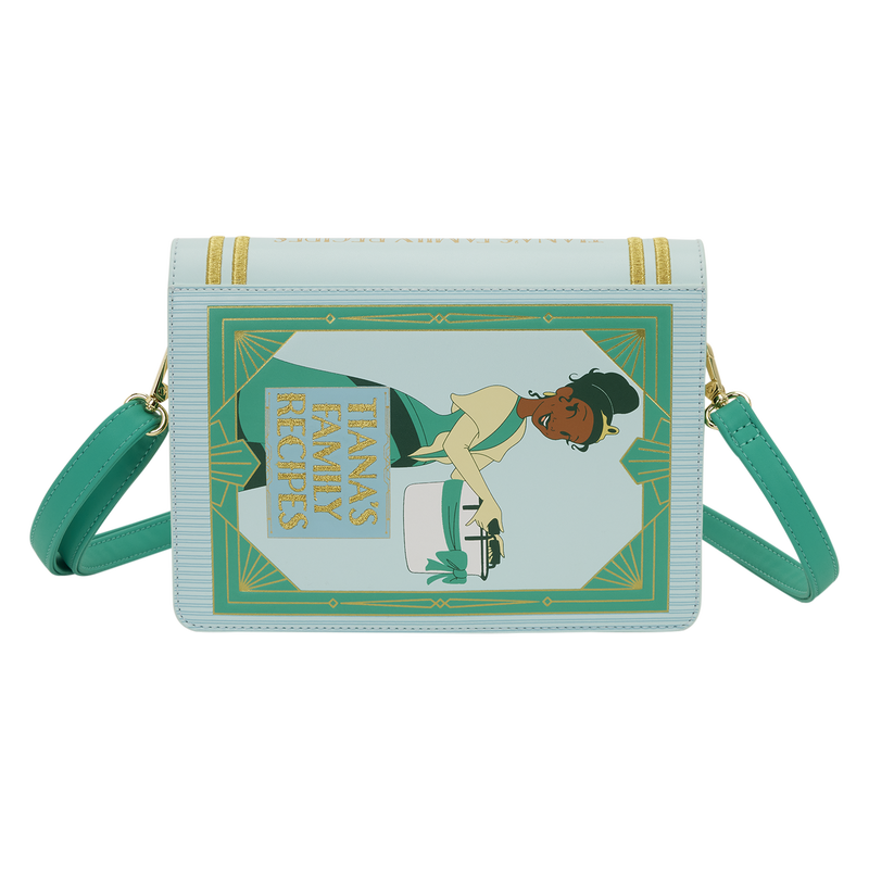 Sac Bandoulière Loungefly Disney La Princesse et la Grenouille – Livre de Recettes de Tiana (Tiana's Family Recipes)