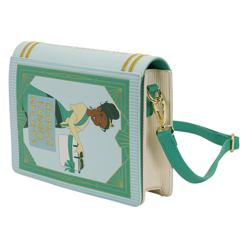 Sac Bandoulière Loungefly Disney La Princesse et la Grenouille – Livre de Recettes de Tiana (Tiana's Family Recipes)