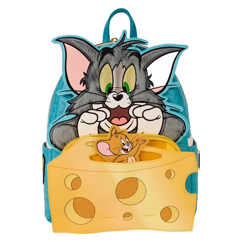 Mini Sac à Dos Loungefly Warner Bros : Tom & Jerry – Course-Poursuite & Fromage Pop-Up