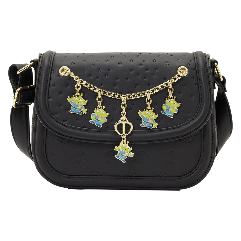 Sac Bandoulière Loungefly Pixar Toy Story – Édition Aliens Charm (Noir)