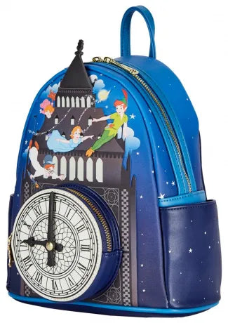 Mini Sac à Dos Loungefly Disney – Peter Pan (Vol sur Big Ben Luminescent)