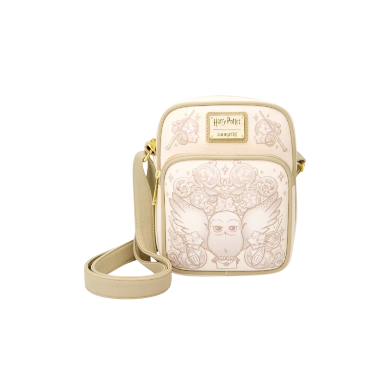 Sac à Bandoulière Loungefly Harry Potter – Hedwig Ornemental (Style Baroque Crème)