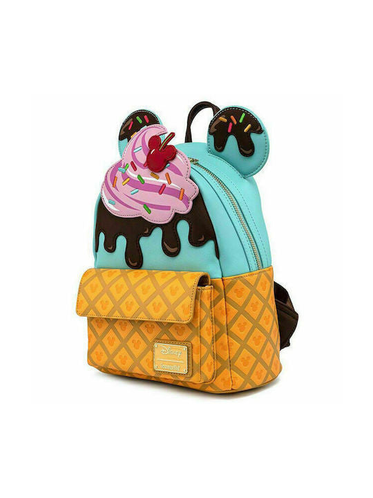 Mini Sac à Dos Loungefly Disney – Mickey Mouse Ice Cream Sundae (Cornet de Glace Gourmand)