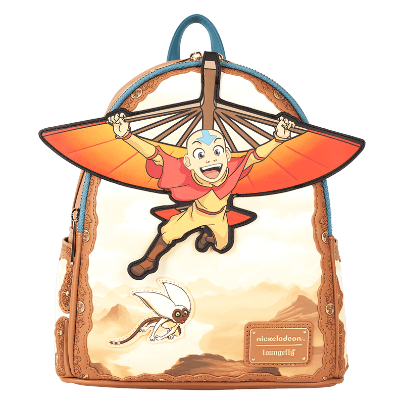 Mini Sac à Dos Loungefly Avatar : Le Dernier Maître de l'Air – Aang et son Planeur