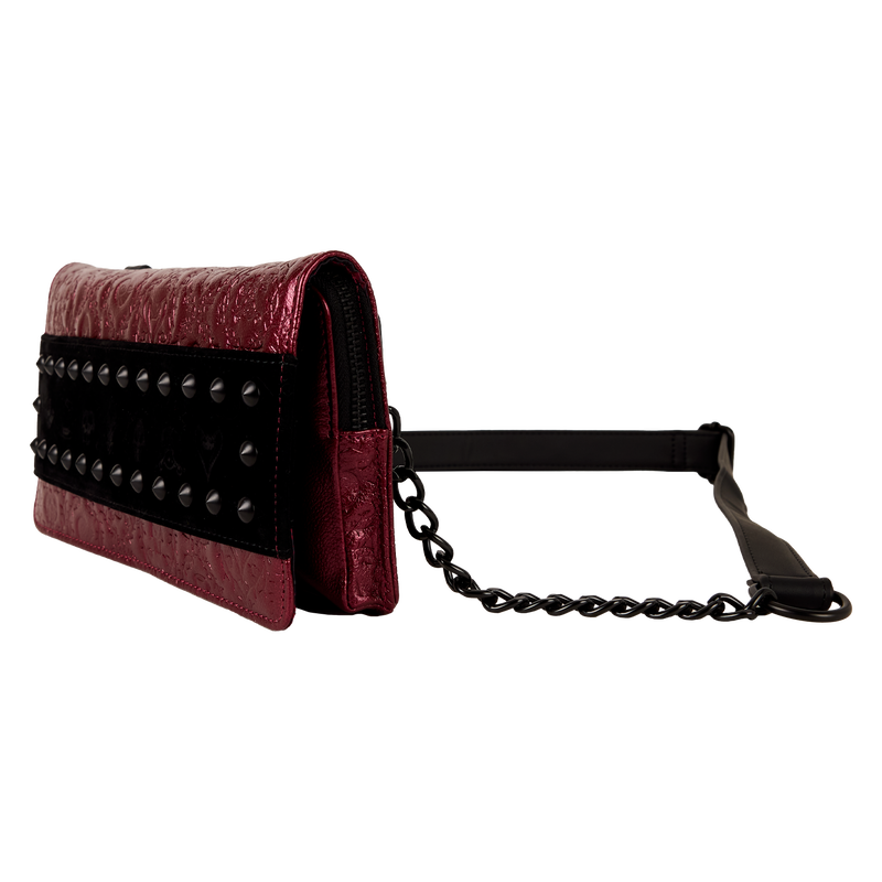 Pochette Bandoulière Loungefly Disney Villains : Happily Never After – Rouge Métallique