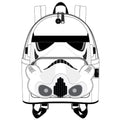 Mini Sac à Dos Loungefly Star Wars : Casque Stormtrooper Lenticulaire
