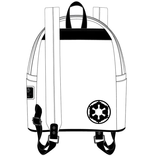 Mini Sac à Dos Loungefly Star Wars : Casque Stormtrooper Lenticulaire
