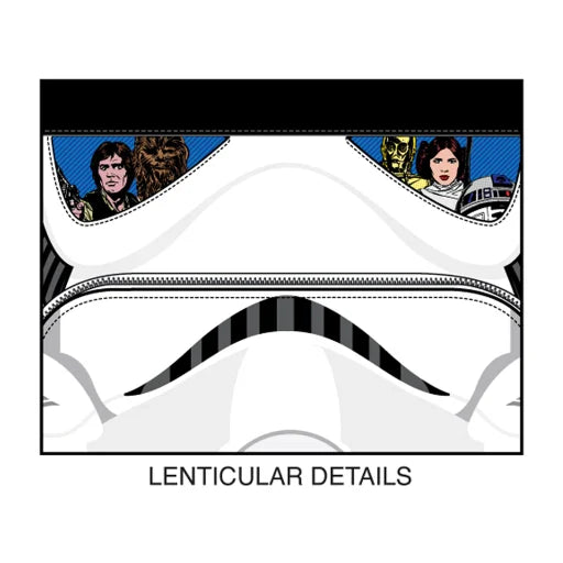 Mini Sac à Dos Loungefly Star Wars : Casque Stormtrooper Lenticulaire