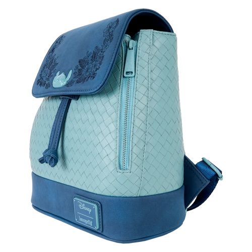 Mini Sac à Dos Loungefly Disney : Stitch – Tissage Tropical & Broderies