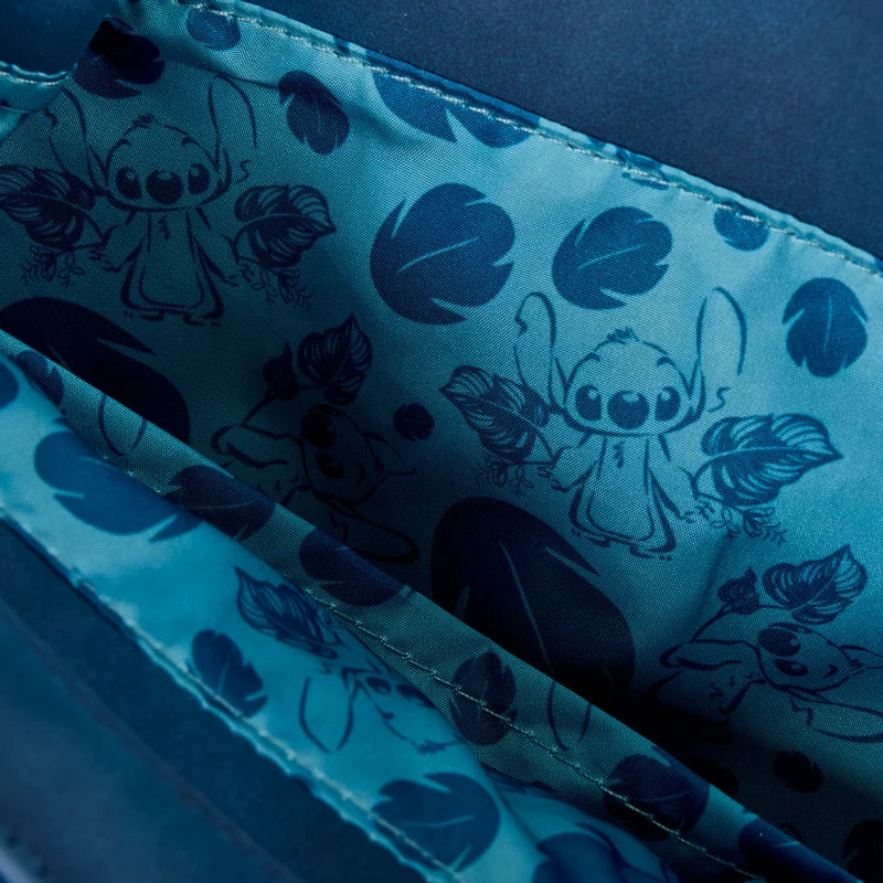 Mini Sac à Dos Loungefly Disney : Stitch – Tissage Tropical & Broderies