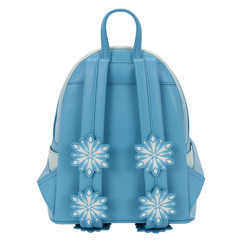 Mini Sac à Dos Loungefly Disney La Reine des Neiges – Édition Cosplay Elsa Sequins & Flocons en Relief