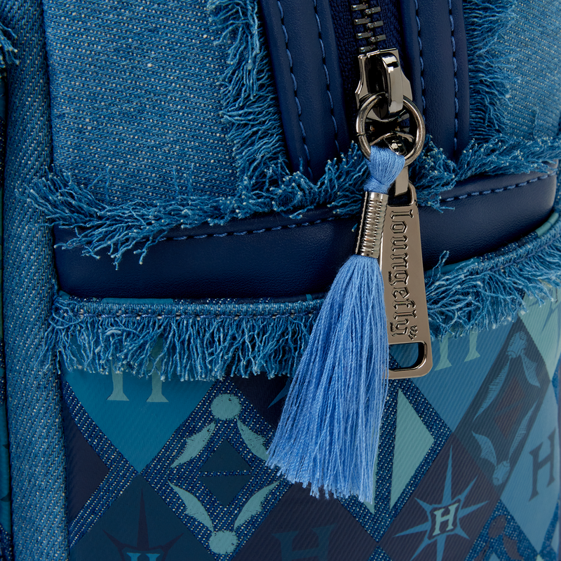 Mini Sac à Dos Harry Potter Poudlard Collection Denim - Loungefly