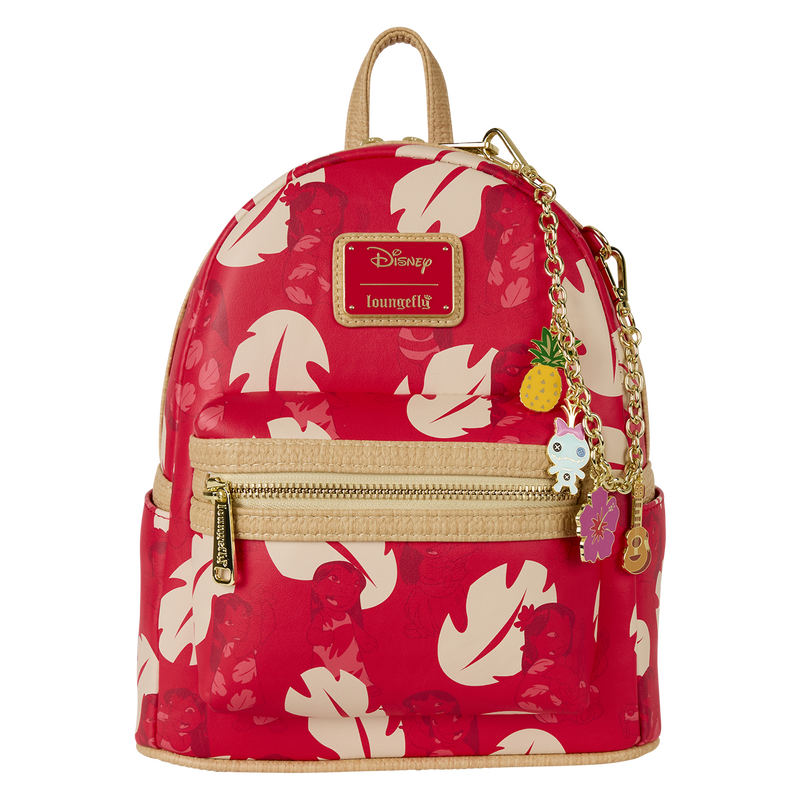 Mini Sac à Dos Loungefly Disney – Lilo (Robe Hawaïenne avec Charms)