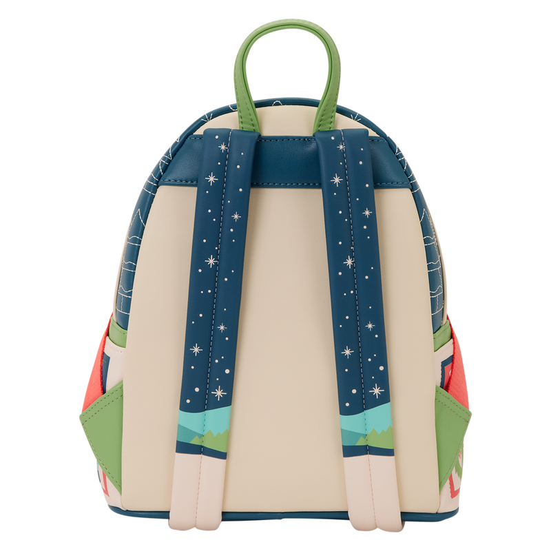 Mini Sac à Dos Loungefly Disney : Mickey Mouse – Joyeux Noël Vintage & Patchwork