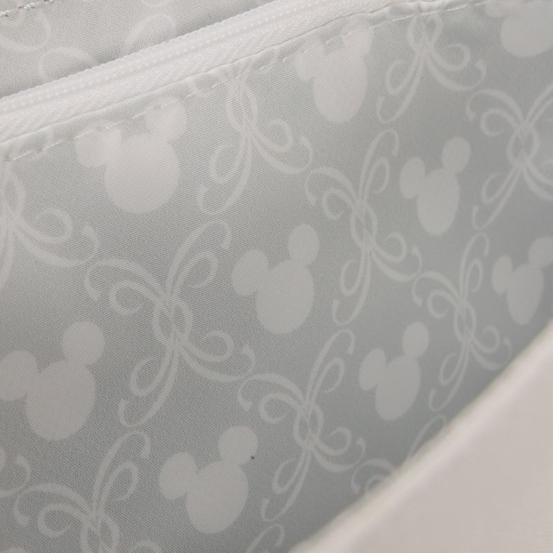Sac Bandoulière Loungefly Disney : Minnie Mouse – Mariage Irisé & Dentelle