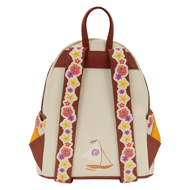 Mini Sac à Dos Disney Vaiana - Aventure Tropicale et Florale