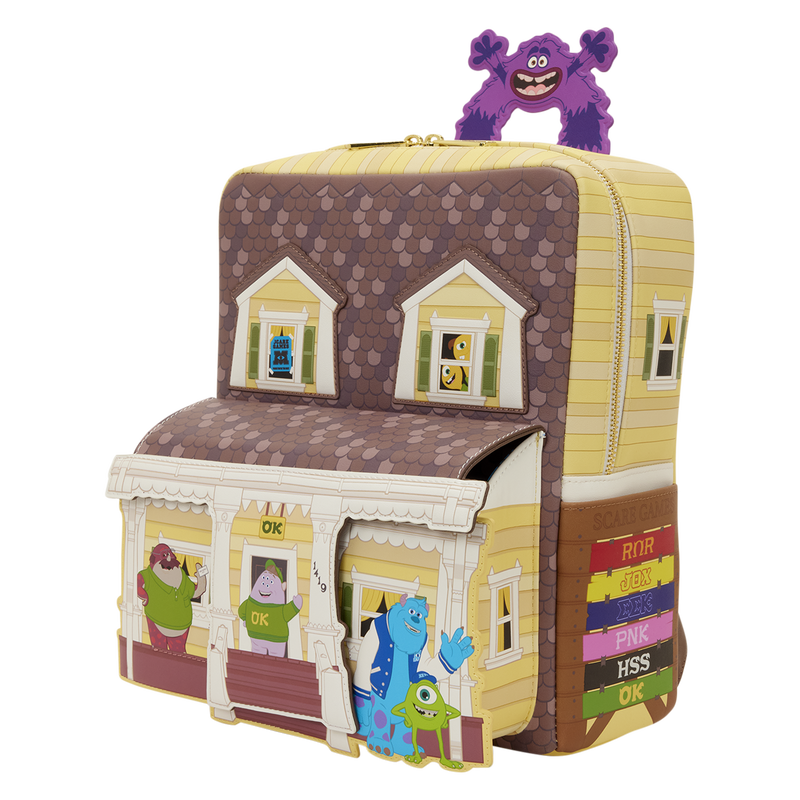 Mini Sac à Dos Loungefly Pixar Monsters University – Maison Oozma Kappa (Figural)