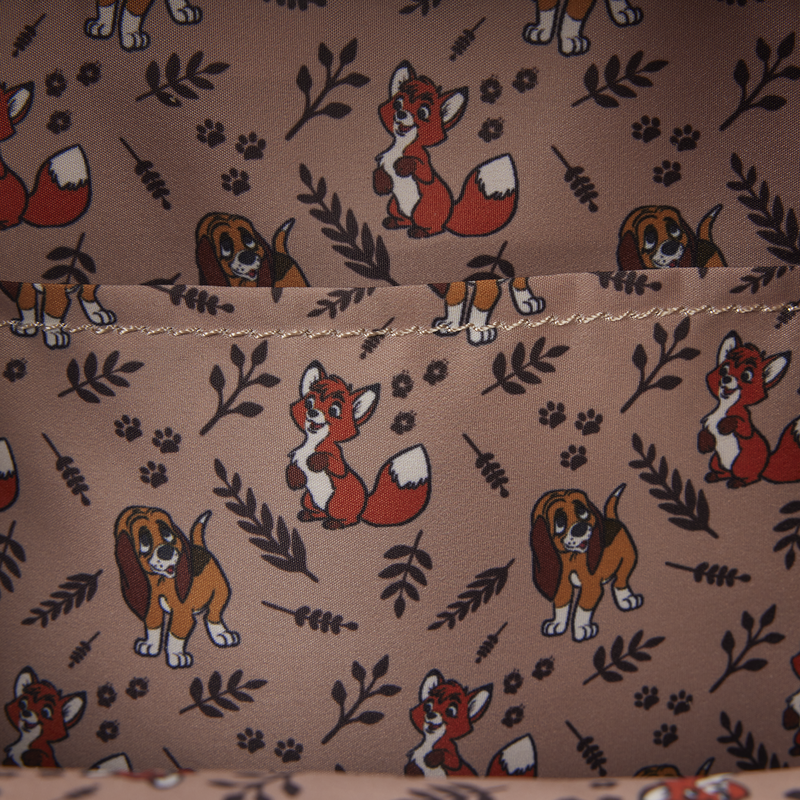 Mini Sac à Dos Loungefly Disney – Rox et Rouky (Jouant dans l'eau)