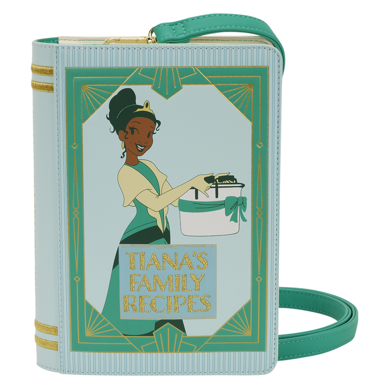 Sac Bandoulière Loungefly Disney La Princesse et la Grenouille – Livre de Recettes de Tiana (Tiana's Family Recipes)