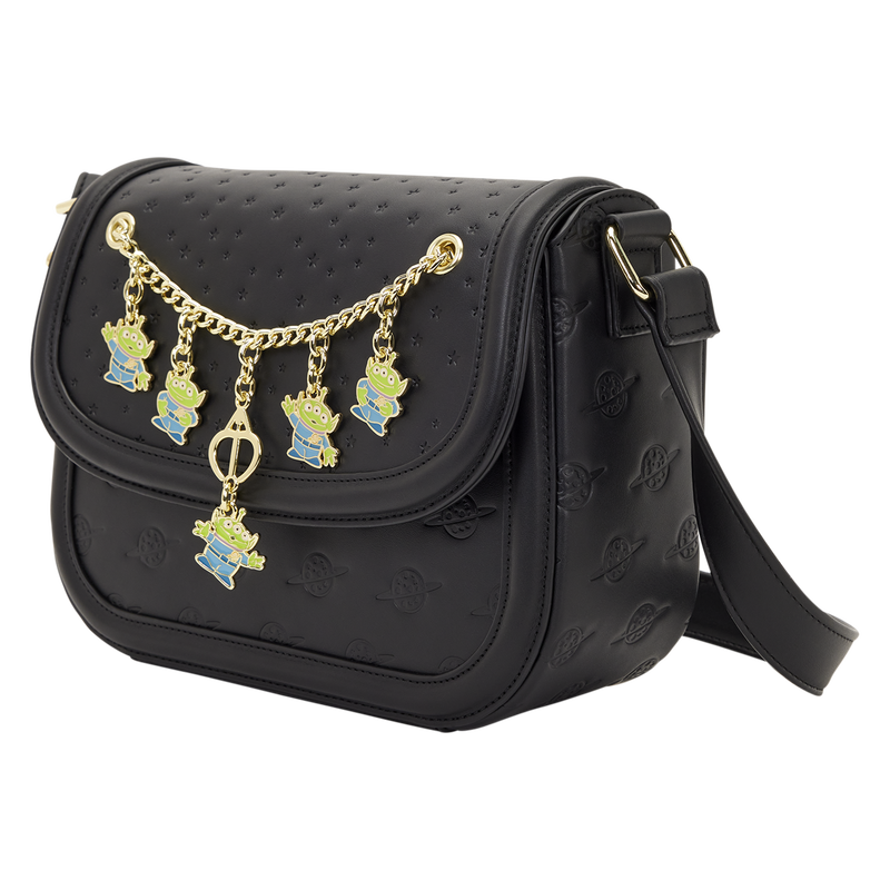Sac Bandoulière Loungefly Pixar Toy Story – Édition Aliens Charm (Noir)