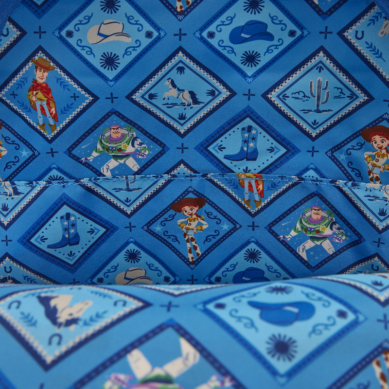 Sac à Dos Mini Loungefly Toy Story – Édition Triple Pocket (Jessie, Woody & Buzz)