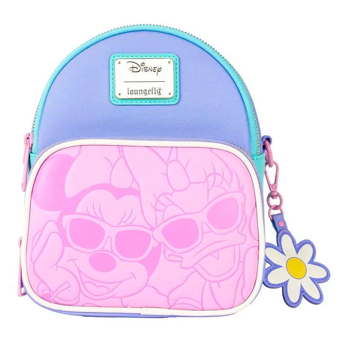 Mini Sac à Dos & Bandoulière Convertible Loungefly Disney – Minnie & Daisy Sunglasses (Édition 85ème Anniversaire)