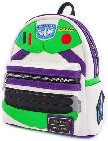 Mini Sac à Dos Loungefly Disney Pixar Buzz l'Éclair – Édition Cosplay Space Ranger