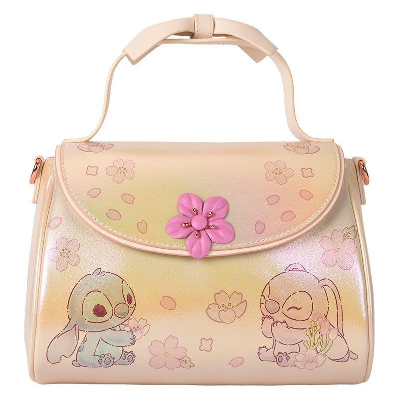 Sac Bandoulière Loungefly Disney - Lilo & Stitch (Fleurs de Cerisier & Angel)