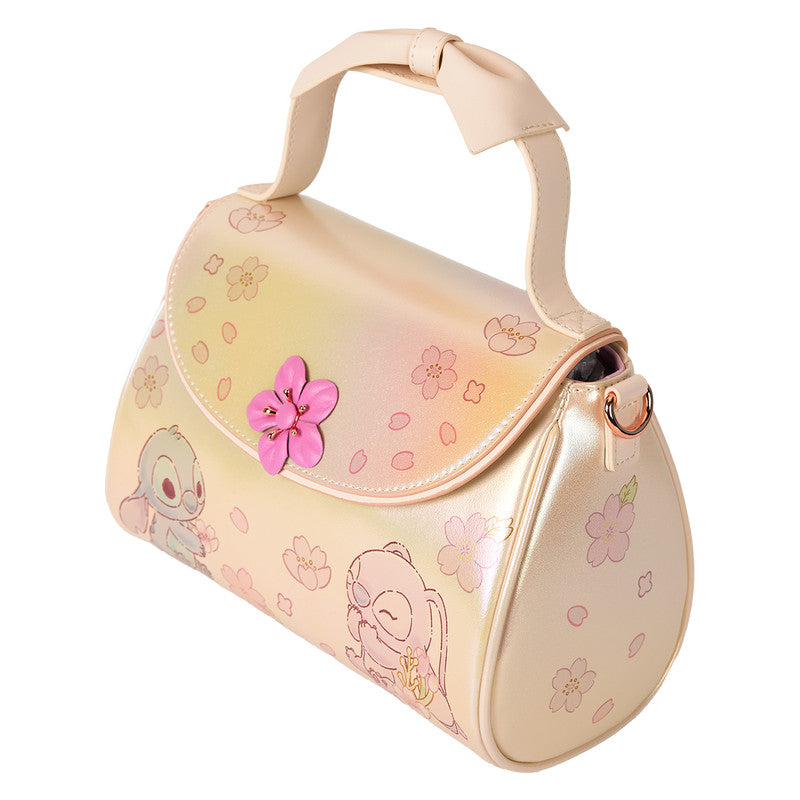 Sac Bandoulière Loungefly Disney - Lilo & Stitch (Fleurs de Cerisier & Angel)
