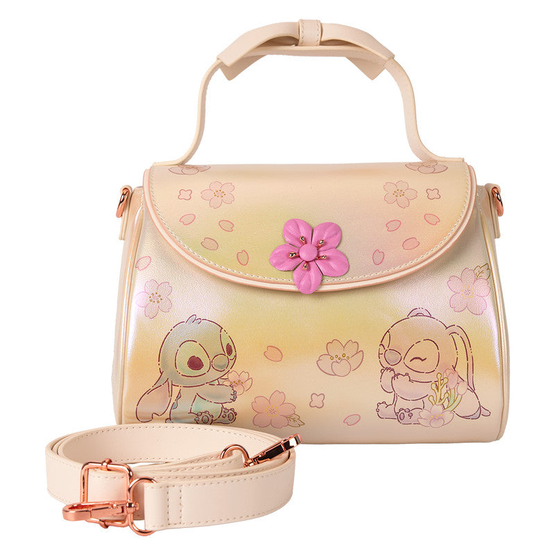 Sac Bandoulière Loungefly Disney - Lilo & Stitch (Fleurs de Cerisier & Angel)
